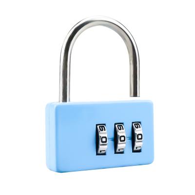 China Zinc Alloy Resettable Mini Combination Zipper Locker Lock Combination Padlock For Suitcase XMM-8009 for sale