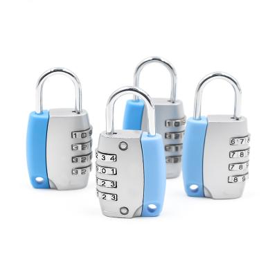 China Travel luggage suitcase security zinc alloy combination lock with 4 digit code zinc alloy padlock xmm-8075B for sale