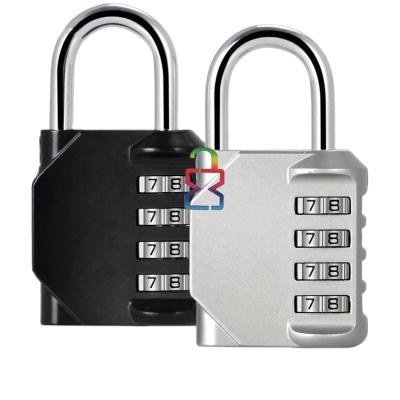 China Zinc Alloy Fashion 4 Combination Password Lock Four Digit Padlock for sale