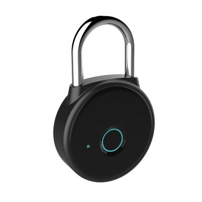 China XMM-S04 USB Charger Aluminum Steel Waterproof alloy+Stainless Fingerprint Smart GYM Locks Electronic Biometric Thumbprint Padlock For Door Room for sale