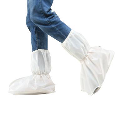 China Eco - Friendly Disposable SMS SF PP Anti Static Waterproof Nonwoven Boot Cover for sale