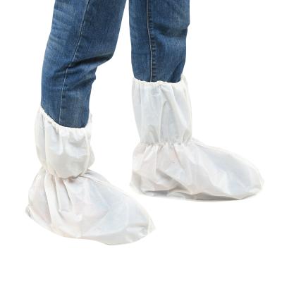 China Eco-Friendly Disposable Eco-Friendly Anti-Static Non-woven Porous Waterproof Mic SMS Boot Cover for sale