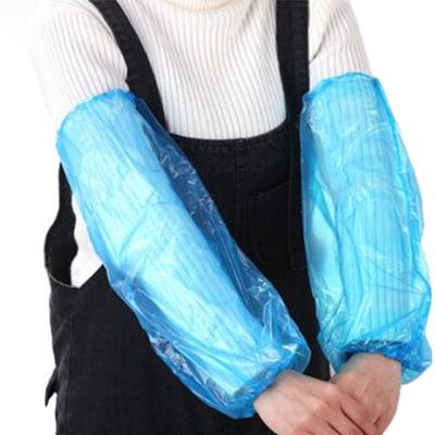 China Wholesale cheap OEM disposable arm sleeve light weight covers arm sleeve covers kitchen pe cpe arm sleeves good quality for sale