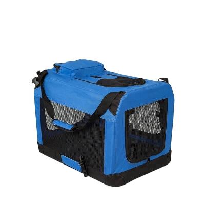 China Sustainable Comfort Pet Carrier Bag Folding Dog Carry Travel Box for sale