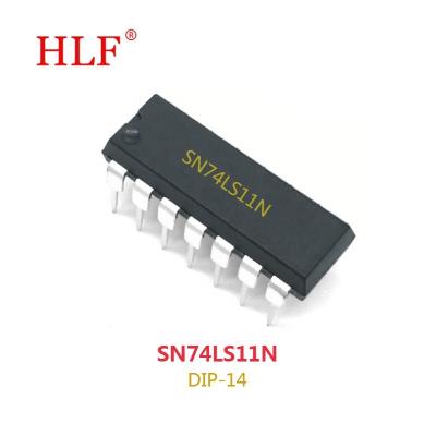 China New original high quality SN74LS11N SN74LS11 74LS11 DIP14 HLF IC (electronic components) SN74LS11N SN74LS11 74LS11 for sale