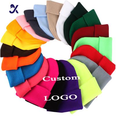 China COMMON JX Wholesale Custom Cuffless Knitted Hat Cap Hallowmas Funny Skull Eyes Soul Jacquard Graphic Knitting Beanie Hat for sale