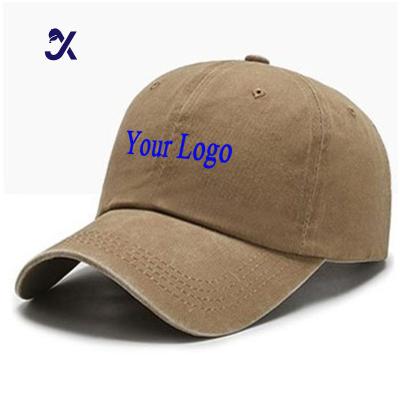 China COMMON JX Custom Blank Dad Hat Baseball Cap In Stock Vintage Washed Distressed Baseball Cap Golf Dad Hat For Men Women for sale