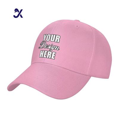 China COMMON JX China Manufacture Oem Promotional Wholesale High Quality Custom Patch 3D Embroidery Logo Baseball Cap Hat for sale