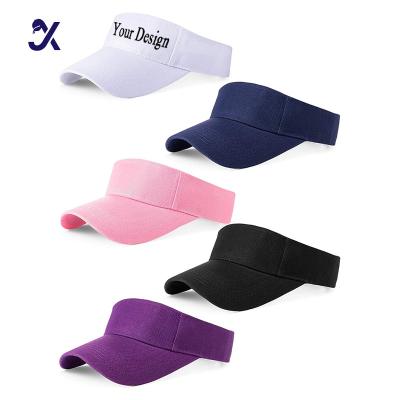 China Striped JX Custom Trendy Girl Ultralight Sunscreen Caps Transparent Pvc Brim Sun Visor Cap Clear Unbreakable Beach Visor Hats for sale