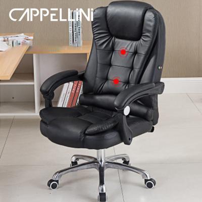 China Silla rotatoria de lujo de la oficina del eslabón giratorio del Recliner de Boss Leather Ergonomic Massage de la venta caliente en venta