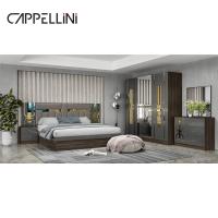 China Foshan Wholesale Price King Size Wooden Leather Bed Room Home Modern Luxury Cheap Full Mdf Bedroom Furniture Set for sale