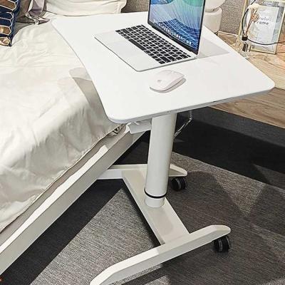 China White Phantom Black Aluminum Alloy Gas Lift Desk Adjustable Height 1609 for sale