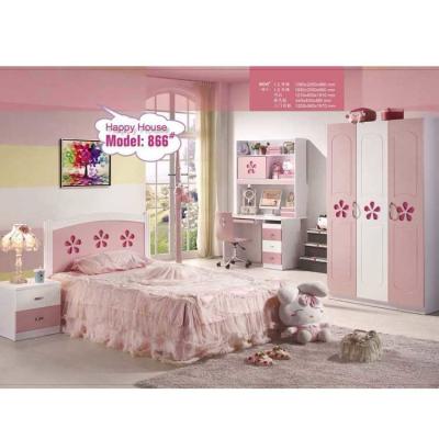 China Princesa cor-de-rosa de madeira Kids Furniture de Disney do grupo de quarto das crianças de Cabrini à venda