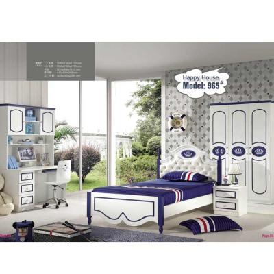 China Cabrini Scratch Proof Eco Friendly Children Bedroom Sets Furniture White for sale