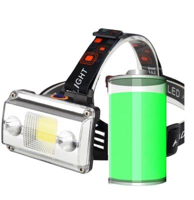 China Emergency LED Headlight Headlight 18650 Li-ion Rechargeable Battery for sale