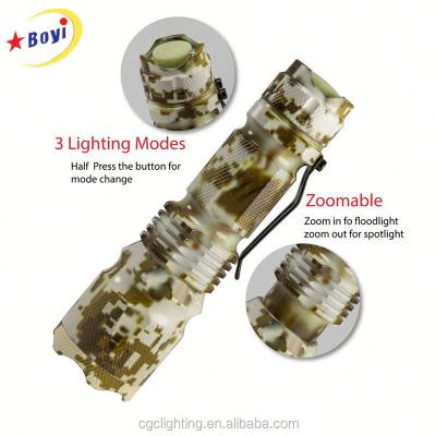 China Camping Original Bright High Lumen Rechargeable LED Mini Tactical Flashlight for sale