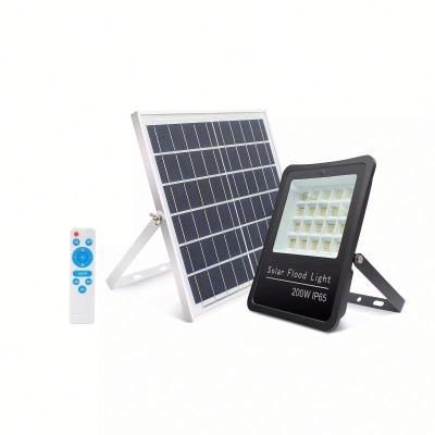 China Theme Park Solar Power System IP65 20W Outdoor Remote 30W 50W 100W 200W Led Solar Flood Light for sale