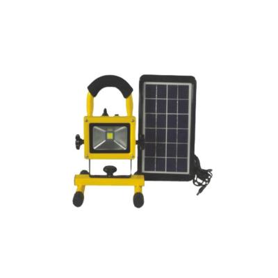 China Diecast Aluminum+ABS 3W Solar Powered Flood Light , OEM Led Rechargeable Spotlight Worklight for sale