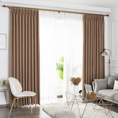 China Luxury Ready Made Blackout ZHONGHUA Velvet Blackout Curtains Fabric For Living Room for sale