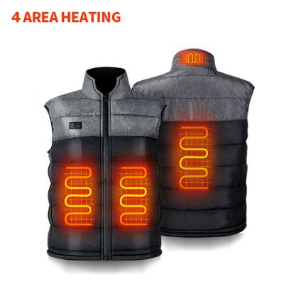 China Anti-Wrinkle Customize Logo Minus Electric Heated Sleeve Jacket Mens Cotton Stripper Man 5v Vests Heated for sale