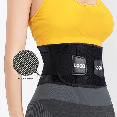 China Custom Logo Waist Wrap Belly Lose Weight Waist Trainer Neoprene Fitness Body Shaper Adjustable Waist Trimmer for sale