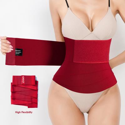 China Breathable Elastic Body Stomach Wrap Waist Belly Band Waist Trainer for sale