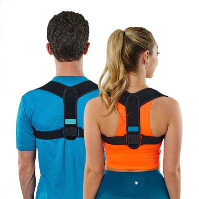 China New Model True Breathable.posture Corrector Fit Back Belt Support Brace Shoulder Posture Corrector Belt Trainer for sale