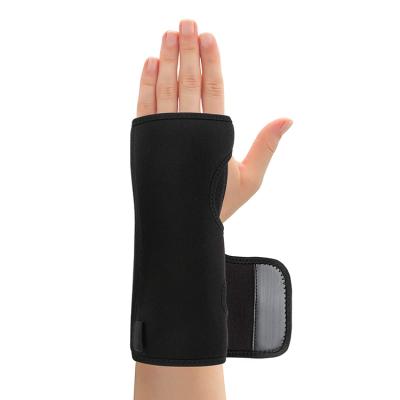 China Elasticity Adjustable Breathable Arthritis Neoprene Foil Support Band Wrist Band Splint Medical Brace for sale