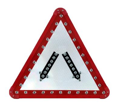 China PC Solar LED Split Road Ahead Warning Panel for sale