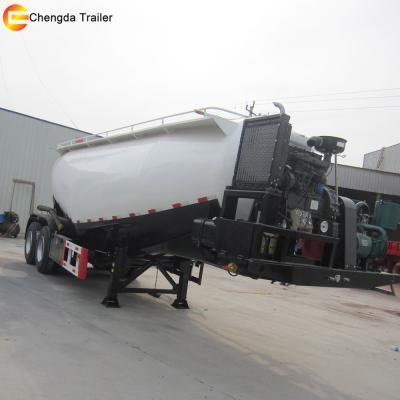 China Bulk truck trailer Chengda brand 2 axles 25ton 35ton 30CBM cement tanker truck trailer for sale for sale