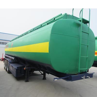 China China Brand New CIMC Type Truck Trailer 3 Axles 50000 Liters Fuel Tanker Trailer for sale