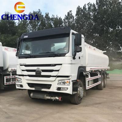 China Sinotruk Howo 18KL 20KL Fuel Oil Delivery Tank Tanker Trucks For Sale 8 for sale