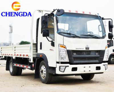 China New aluminum alloy howo small light cargo trucks in Sinotruck on hot sale for sale