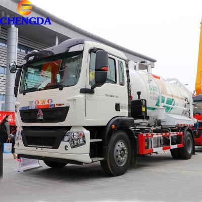 China Use Sinotruk Howo 4x2 10CBM Sewage Suction Trucks 1-10T for sale