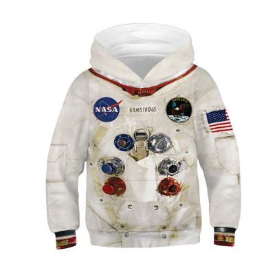 China Breathable Spacesuit Digital Printing Spring and Autumn Children's Clothing Street Fashion Children's Hooded Long Sleeve Sweater for sale