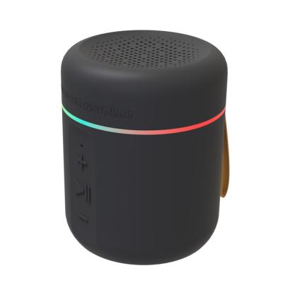 China Waterproof LED Flashing Light Radio Speaker IPX7 Speaker Bathroom RGB Light 5W Outdoor Speaker for sale