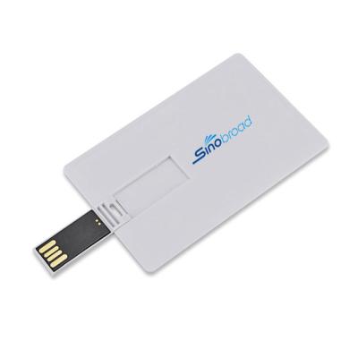 China Plastic Memorias USB Flash Drives Customized Cheap Pendrive Stick Card Logo Printing Business Card USB Credit Card for sale