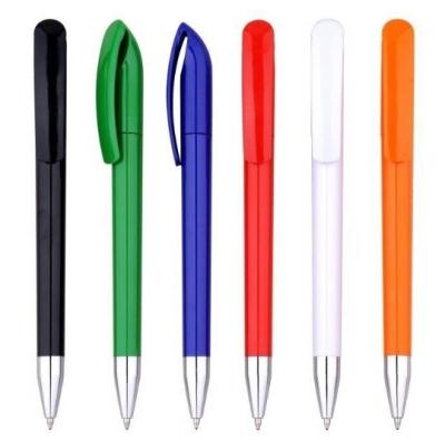 China Refillable Black Ink Branding Plastic Ballpoint Pen For Promotional for sale