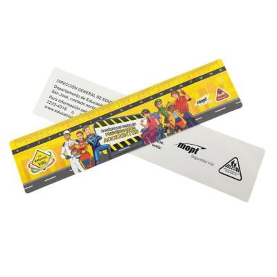 China Flexible full-color geprinte PVC liniaal voor promoties maat en vorm Te koop