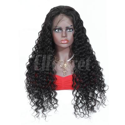 China Wholesale Deep Wave 13X4 Lace Front Wig Ready To Ship Vietnamese Hair Pre Plucked Deep Wave Swiss Hair 13x6 Curly Lace Frontal Wig for sale