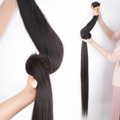 China Wholesale Straight Raw Brazilian Virgin Cuticle Aligned Hair Bundles Raw Remy Hair Products For Black Women Hair Extension for sale