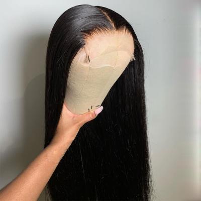 China Wholesale Cheap Raw Peruvian Virgin Human Hair Hd Straight Full Lace Swiss Lace Front Wigs For Black Women Closure Frontal Wigs for sale