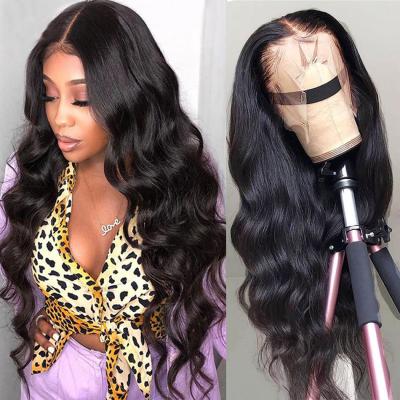 China Cheap Raw Brazilian Human Hair 360 Full Wave Brazilian Human Hair 360 Lace Frontal Closure Wig Virgin Hd Seller Virgin Lace Frontal Wig For Black Women for sale