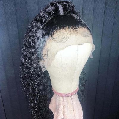 China Lace Front Human Hair Wigs Hd Wave 360 ​​Lace Front Human Hair Wig Brazilian Curly Curly Transparent Cheap Wholesale Full Virgin Curly for sale