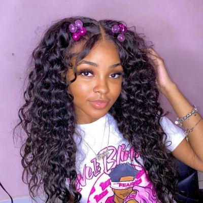 China Hd Wave 360 ​​Lace Front Human Hair Wigs Cheap Deep Frontal Virgin Indian Hair Full Lace Front Human Hair Wigs Transparent Color Women for sale