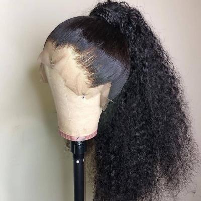 China Wholesale Hd Cheap Deep Wave Deep Wave Full Frontal Wig Virgin Human Hair Wig For Black Women 360 Lace Frontal Peruvian Raw Transparent Lace Wig for sale