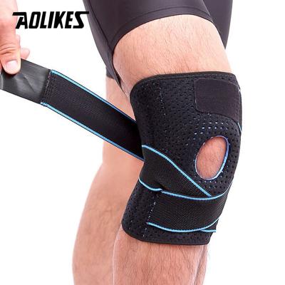 China Adjustable Guard Fitness Adult Sports Knee Pads Exercise Soccer Volleyball Volleyball Leg Brace Knee Support Brace Patella Pads for sale