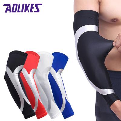 China Recycling Guard Sports Safety Elbow Support Protector Brace Men Women Gym Sports Tennis Elbow High Elastic Elastic Pads for sale