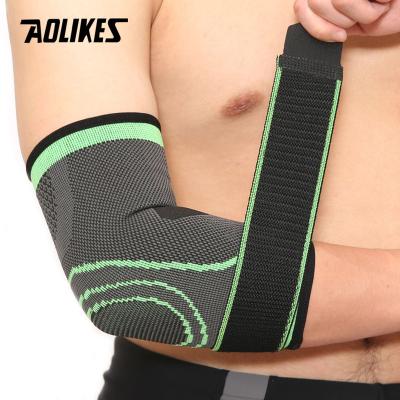 China 1PC Sport Universal Elbow Pads Brace Support Elastic Protector Compression Bandage Basketball Arm Retraining Sleeve For Tennis Coderas for sale