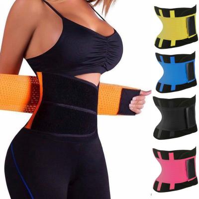 China Slim Body Shaper Ladies Waist Trainer Sauna Sweat Belt Tummy Control Belt Body Shaper Adjustable Waist Corset Weight Loss Belt for sale